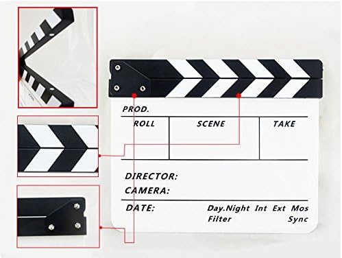 Idealstanley plastic Director's Film Movie Slateboard Clapper Board