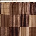 Maytex Wild Patch Fabric Shower Curtain, Natural