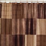 Maytex Wild Patch Fabric Shower Curtain, Natural
