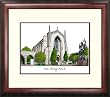 Boston University Alumnus Alumnus 14x18 Mahogany Framed Collegiate Lithograph