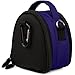 VanGoddy Mini Laurel Carrying Bag Case for Kodak PixPro SP1 Action Camera / Camcorder (Blue)