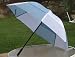Gustbuster Golf Umbrella 62" Carolina Blue/White