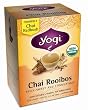 Yogi Chai Rooibos, Herbal Tea Supplement, 16-Count Tea Bags (Pack of 6)