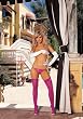 Sheer Stockings With Heart Buckle