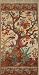 Tree of Life Tab Top Curtain-Drape-Door Panel-Cream