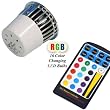 Lighting EVER Mutil Colour 5 Watt MR16 LED Bulb with Remote Controller, 16 Single Colour Choice, RGB LED
