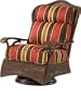Woolrich Chatham Run Swivel Lounge Chair, CANYON FERN (Red)