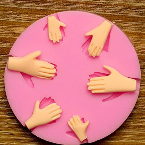 3D Palm Hand Fondant Cake Bread Decorating Sugarcraft Silicone Pop Soap Mold Mould DIY Tools