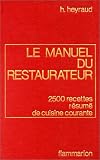 Review Flammarion-Pere Castor  / Manuel Du Restaurateur