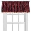 Classic Home Contessa Window Valance - Red Berry (54x19")