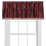 Classic Home Contessa Window Valance - Red Berry (54x19)