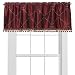 Classic Home Contessa Window Valance - Red Berry (54x19)