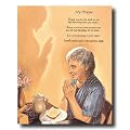 Old Woman Praying At Dinner Table Daily Bread #2 Religious Home Decor Wall Picture 16x20 Art Print