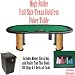 Trademark Poker High Roller Full-Size Texas Hold'em Table