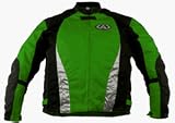 AGV SPORTS AGV TRX TEXTILE JACKET BLACK/GREEN XL 28200047 CLOSEOUT-no return