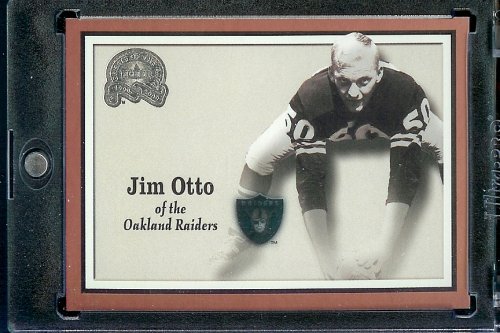 2000 Fleer Greats of the Game Football Card # 70 Jim Otto Oakland Raiders Mint Condition - Shipped In Protective ScrewDown Case!