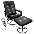 10-Motor Leisure Massage Chair - Black