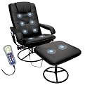 10-Motor Leisure Massage Chair - Black
