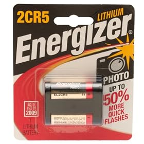 Energizer EL2CR5BP 6-Volt Photo Battery