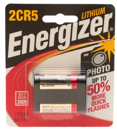 Energizer EL2CR5BP Advanced Photo Lithium Battery - Retail Packaging