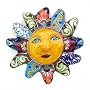 Talavera Sun Face with Rays Wall Decor, Assorted Colors