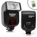 FLASH PACK Power Bounce dSLR AF Flash - Digital Bounce Flash - for Canon Cameras - With Accessory Pouch Included