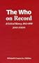 The Who on Record: A Critical History, 19631998