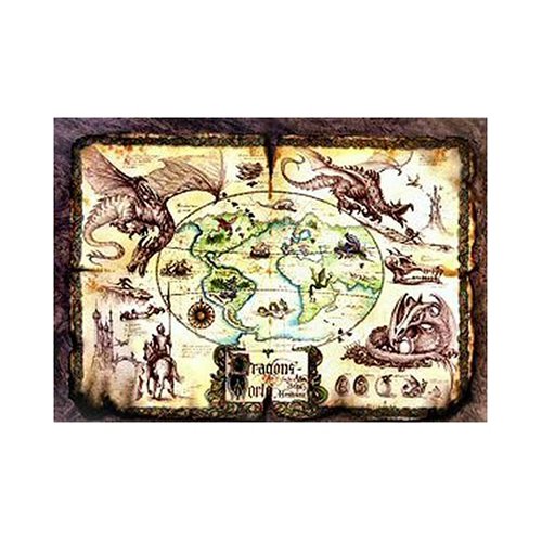 Childrens Toyshop  Toys : Dragons of the World Jigsaw Puzzle 1000pc