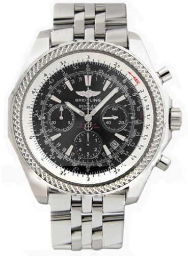 Breitling Bentley Motors Chronograph Steel Black Mens Watch A2536212-B6-665