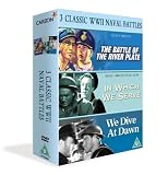 Revue ITV DVD  / 3 Classic World War 2 Naval Battles - The Battle Of The River Plate / In Which We Serve / We Dive At Dawn