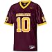 Nike Arizona State Sun Devils #10 Maroon Tackle Twill Football Jersey