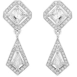 1 5/8ct TW One of a Kind Diamond Drop Earrings (GH/VS) in 18kt White Gold