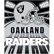 Oakland Raiders Light Weight Fleece NFL Blanket (Shadow Series) (50"x60") Oakland Raiders Light Weight Fleece NFL Blanket (Shadow Series) (50"x60")