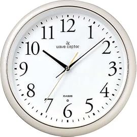 CASIO wave ceptor 電波掛け時計 IQ-1000J-7JF アナログタイプ（福島・九州両局対応）