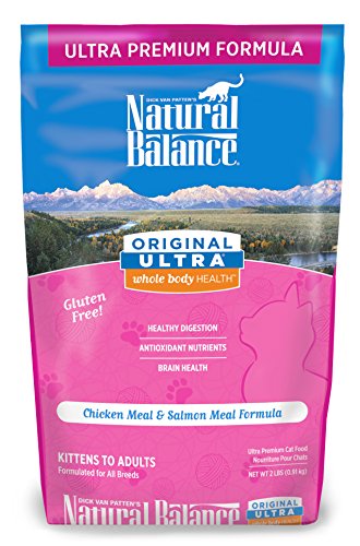 Natural Balance Original Ultra Whole Body Health Chicken Meal & Salmon Meal Formula Dry Cat Food, 2-Pound