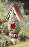 JIM SHORE FLORAL PATTERN BIRDHOUSE #4012614