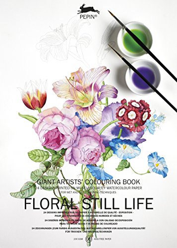 Giant Artists' Colouring Book Floral Still Life (Giant Artists' Colouring Books)