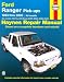 Search : Ford Ranger & Mazda B-Series Pick-Ups Automotive Repair Manual: All Ford Ranger Models, 1993-2000; All Mazda B2300, B3000, & B4000 Pickups, 1994-2000 (Haynes Automotive Repair Manual)