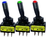 Pilot LED Toggle Switch - GREEN