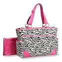 Carter's Microfiber Print Tote - Zebra