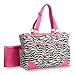 Carter's Microfiber Print Tote - Zebra