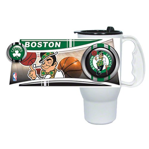 Boston Celtics 16 oz Plastic Roadster Travel Mug