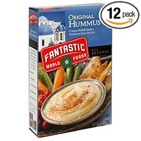 Fantastic World Foods Original Hummus, 6-Ounce Boxes (Pack of 12)