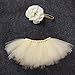 WILLTOO Newborn Baby Girls Boys tutu Dress Costume Photo Photography Prop Outfits (Yellow)