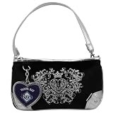 MLB Tampa Bay Rays Ladies Sports Luxe Wristlet - Black