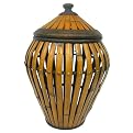 Bamboo Basket with Lid - Small