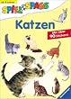 Katzen, m. �ber 90 farb. Stickern