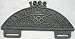 1932 OLYMPIC GAMES LA LOS ANGELES CA. ALUMINUM LICENSE PLATE TOPPER FOB