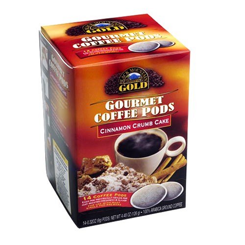Black Mountain Gold Gourmet Coffee Pods - Cinnamon Crumb Cake - 28-pc by Coffee Pods