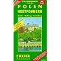 H�fer Stra�enkarten, Polen, Westpommern: Stettin, Kolberg, Landsberg. Mit separatem Ortsnamenverzeichnis und Innenstadtplan von Stettin